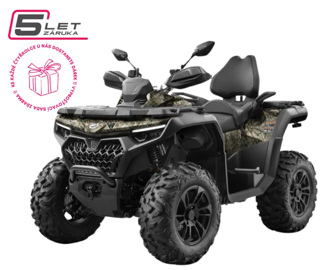 CFMOTO Gladiator X1000 G3 EUR 5+ / Camo 1 kus ihned k odvozu !!